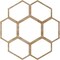 Ekena Millwork Florin Wood Fretwork Pierced Ceiling Medallion, Red Oak, 26"OD x 11 1/8"ID x 1/4"T CMWP26X26X0250FORO - alternate 2
